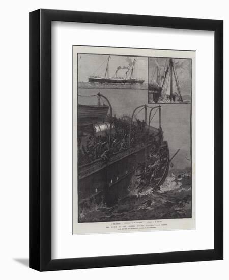 The Wreck of the Channel Steamer Victoria, Near Dieppe-null-Framed Giclee Print