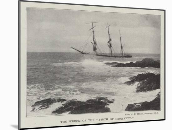 The Wreck of the Firth of Cromarty-null-Mounted Giclee Print