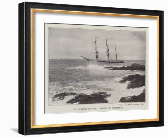 The Wreck of the Firth of Cromarty-null-Framed Giclee Print