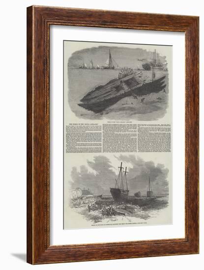 The Wreck of the Royal Adelaide-null-Framed Giclee Print