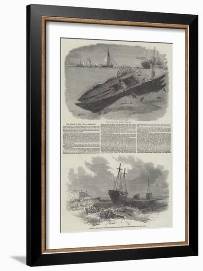 The Wreck of the Royal Adelaide-null-Framed Giclee Print