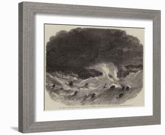 The Wreck of the Royal Charter on the Coast of Anglesea-Edwin Weedon-Framed Giclee Print