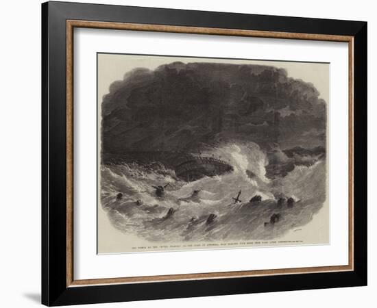 The Wreck of the Royal Charter on the Coast of Anglesea-Edwin Weedon-Framed Giclee Print