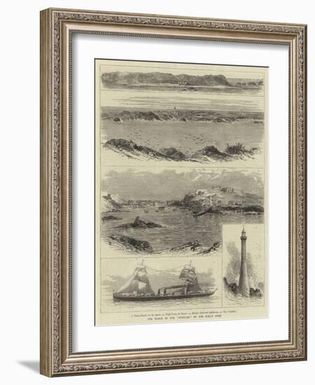 The Wreck of the Schiller on the Scilly Isles-null-Framed Giclee Print