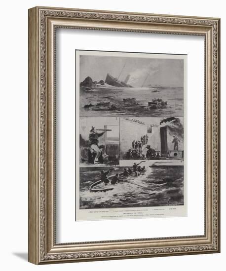 The Wreck of the Stella-Paul Frenzeny-Framed Giclee Print