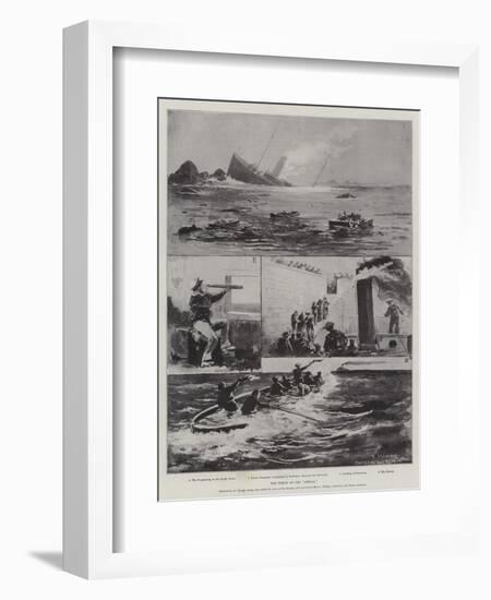 The Wreck of the Stella-Paul Frenzeny-Framed Giclee Print