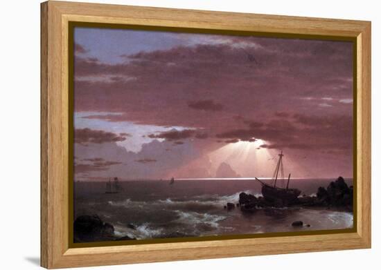 The Wreck-Frederic Edwin Church-Framed Stretched Canvas