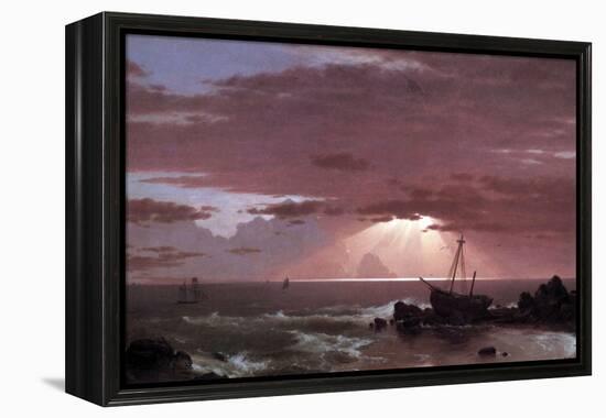 The Wreck-Frederic Edwin Church-Framed Stretched Canvas