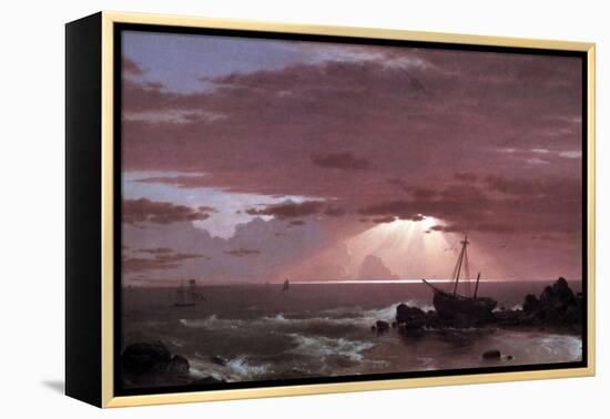 The Wreck-Frederic Edwin Church-Framed Stretched Canvas