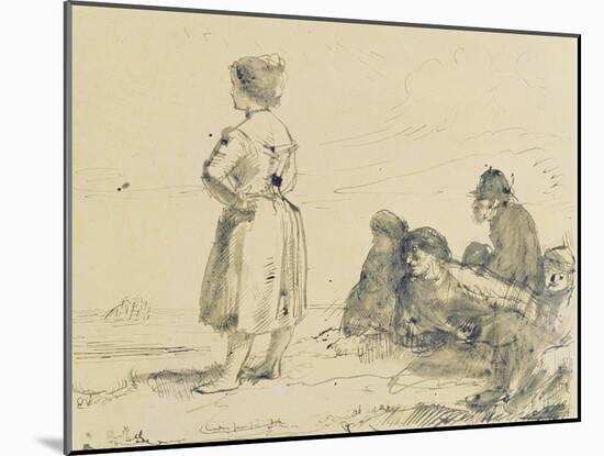 The Wreckers, C.1900-Augustus Edwin John-Mounted Giclee Print