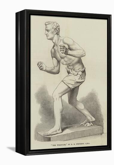 The Wrestler, by E B Stephens, Ara-null-Framed Premier Image Canvas