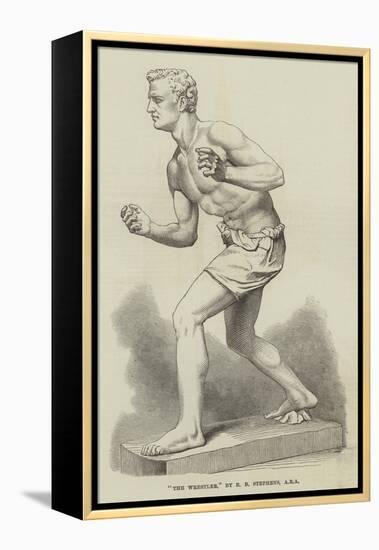 The Wrestler, by E B Stephens, Ara-null-Framed Premier Image Canvas