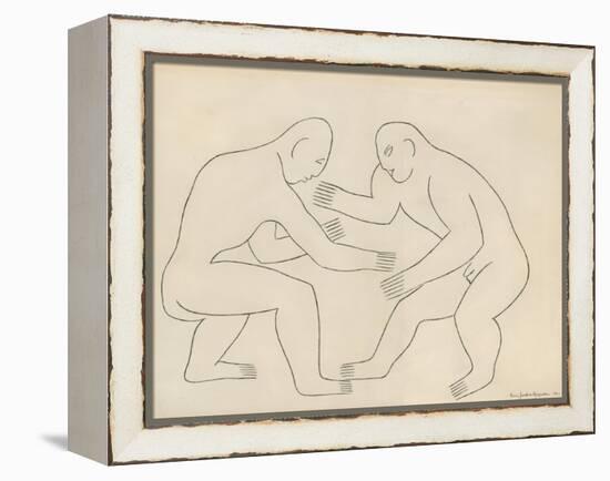 The Wrestlers, 1913-Henri Gaudier-brzeska-Framed Premier Image Canvas