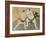 The Wrestling Match Between Kimenzan Tanigoro and Edogasaki Gemji-Okada Beisanjin-Framed Giclee Print