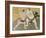 The Wrestling Match Between Kimenzan Tanigoro and Edogasaki Gemji-Katsukawa Shunsho-Framed Giclee Print