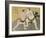 The Wrestling Match Between Kimenzan Tanigoro and Edogasaki Gemji-Okada Beisanjin-Framed Giclee Print