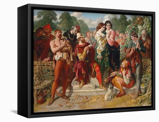 The Wrestling Scene in 'As You Like It', 1854-Daniel Maclise-Framed Premier Image Canvas