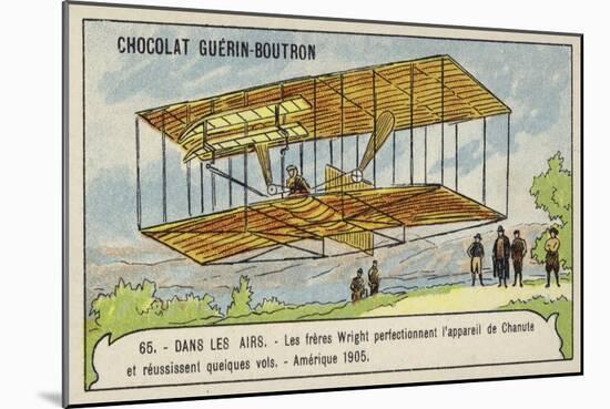 The Wright Brothers Perfecting the Flying Machine of Octave Chanute and Making Several Successful F-null-Mounted Giclee Print