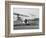The Wright Brothers put a plane on the launch rail for the first Army flight at Fort Myer-Harris & Ewing-Framed Photographic Print