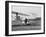 The Wright Brothers put a plane on the launch rail for the first Army flight at Fort Myer-Harris & Ewing-Framed Photographic Print