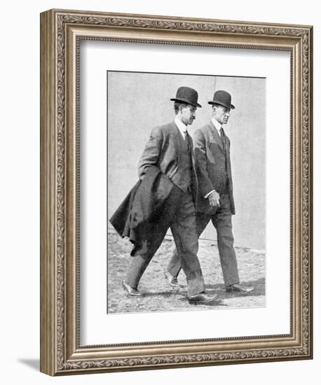 The Wright Brothers, US Aviation Pioneers-Science, Industry and Business Library-Framed Photographic Print