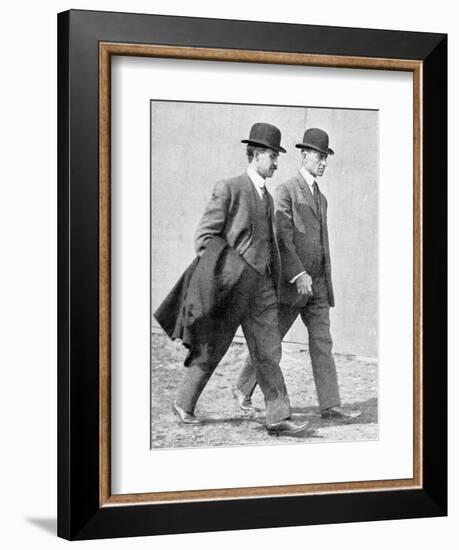 The Wright Brothers, US Aviation Pioneers-Science, Industry and Business Library-Framed Photographic Print