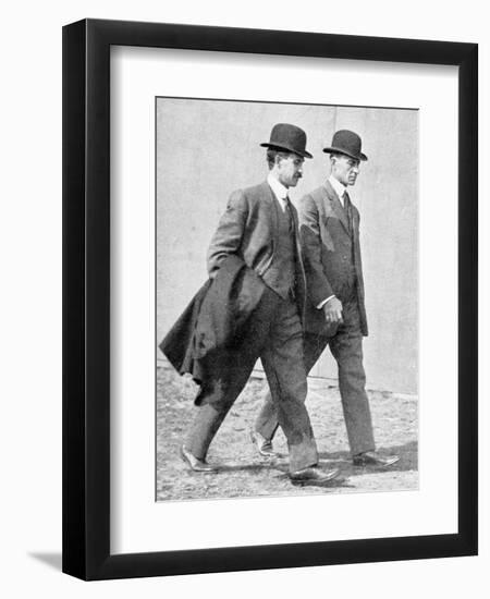 The Wright Brothers, US Aviation Pioneers-Science, Industry and Business Library-Framed Photographic Print