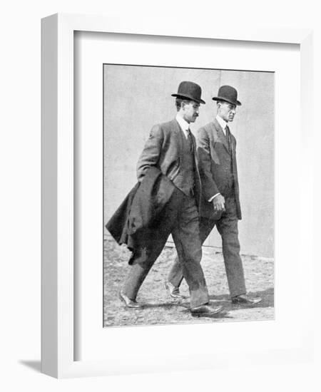 The Wright Brothers, US Aviation Pioneers-Science, Industry and Business Library-Framed Photographic Print