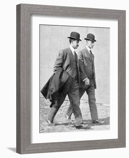 The Wright Brothers, US Aviation Pioneers-Science, Industry and Business Library-Framed Photographic Print