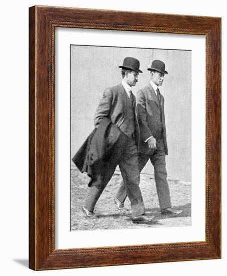 The Wright Brothers, US Aviation Pioneers-Science, Industry and Business Library-Framed Photographic Print