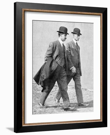 The Wright Brothers, US Aviation Pioneers-Science, Industry and Business Library-Framed Photographic Print