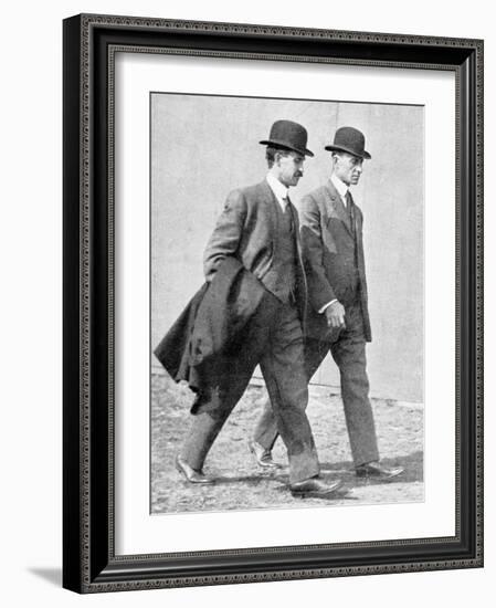 The Wright Brothers, US Aviation Pioneers-Science, Industry and Business Library-Framed Photographic Print