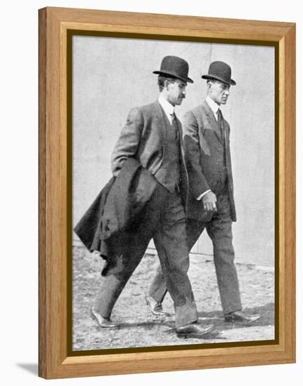 The Wright Brothers, US Aviation Pioneers-Science, Industry and Business Library-Framed Premier Image Canvas