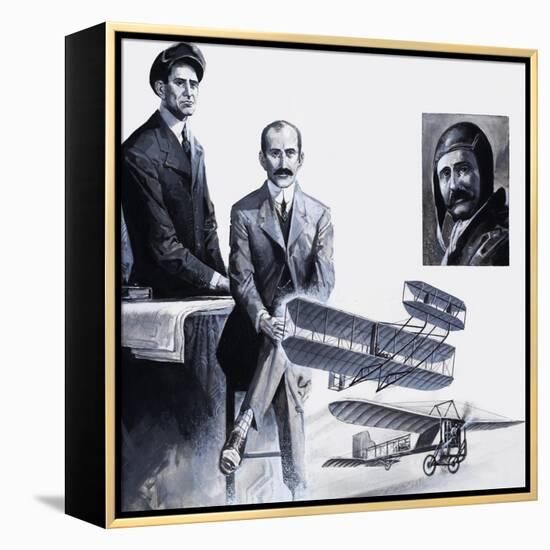 The Wright Brothers-Severino Baraldi-Framed Premier Image Canvas