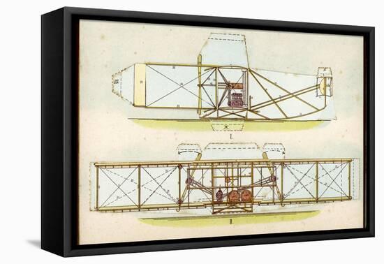 The Wright Flyer I in Which the First Powered Flight is Made at Kill Devil Hills North Carolina-null-Framed Premier Image Canvas