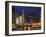 The Wrigley Building in the Loop in Chicago on a Rainy Day, USA-David Bank-Framed Photographic Print