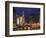 The Wrigley Building in the Loop in Chicago on a Rainy Day, USA-David Bank-Framed Photographic Print