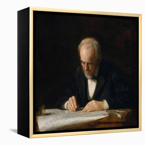 The Writing Master, 1882-Thomas Cowperthwait Eakins-Framed Premier Image Canvas