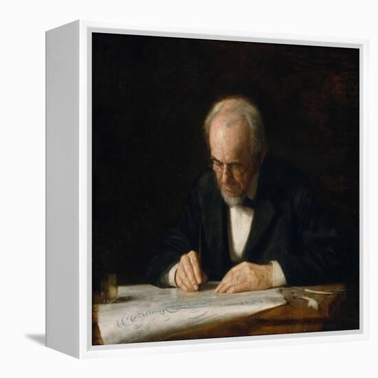 The Writing Master, 1882-Thomas Cowperthwait Eakins-Framed Premier Image Canvas