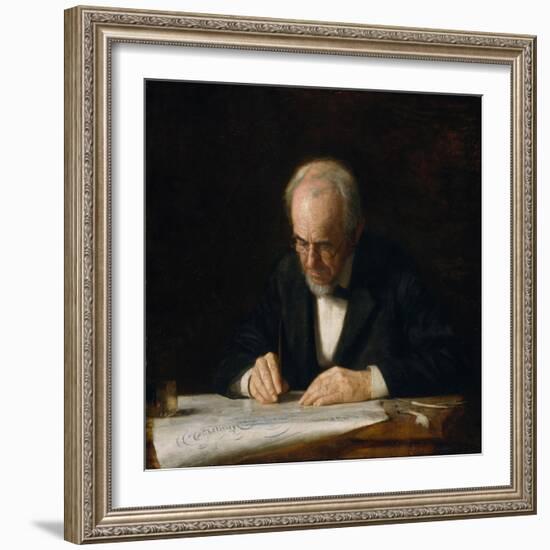 The Writing Master, 1882-Thomas Cowperthwait Eakins-Framed Giclee Print