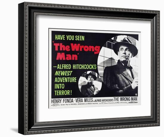 The Wrong Man, 1956-null-Framed Giclee Print