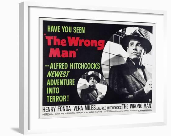 The Wrong Man, 1956--Framed Giclee Print