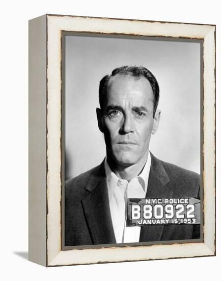 The Wrong Man, Henry Fonda, 1956-null-Framed Stretched Canvas