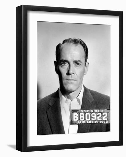 The Wrong Man, Henry Fonda, 1956-null-Framed Photo