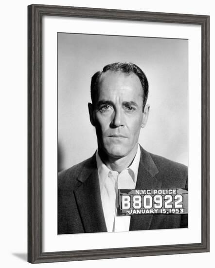 The Wrong Man, Henry Fonda, 1956-null-Framed Photo