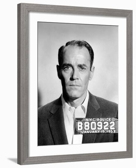 The Wrong Man, Henry Fonda, 1956-null-Framed Photo