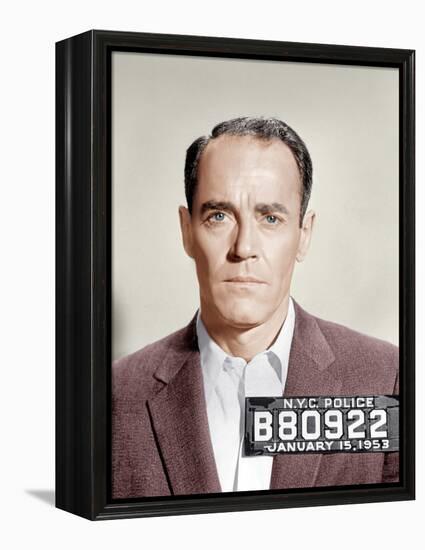 The Wrong Man, Henry Fonda, 1956-null-Framed Stretched Canvas