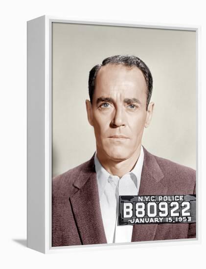 The Wrong Man, Henry Fonda, 1956-null-Framed Stretched Canvas