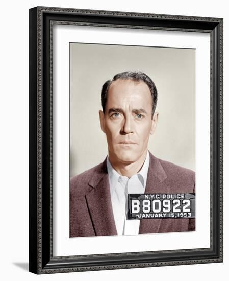 The Wrong Man, Henry Fonda, 1956-null-Framed Photo