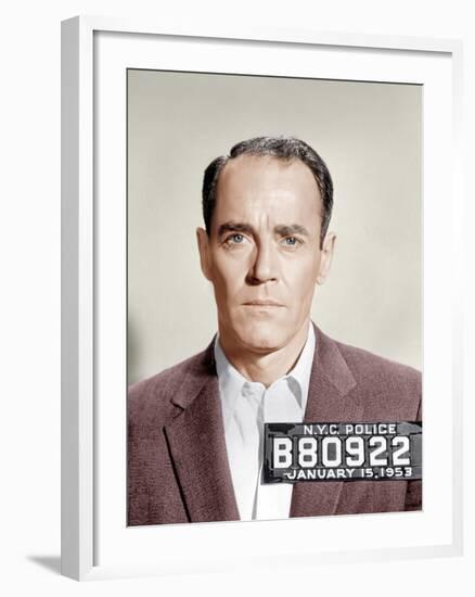 The Wrong Man, Henry Fonda, 1956-null-Framed Photo